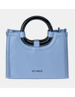 GUY LAROCHE Bolso de mano mini tote en piel y asas de aro para mujer