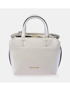 GUY LAROCHE Bolso de mano chico en piel con doble asa y bandolera
