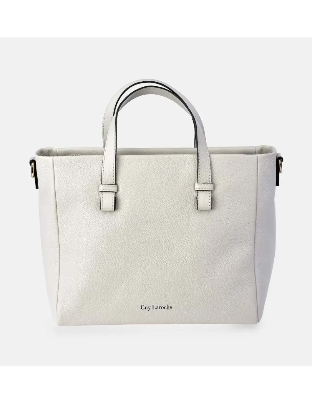 GUY LAROCHE Bolso de mano grande con bandolera en piel para mujer