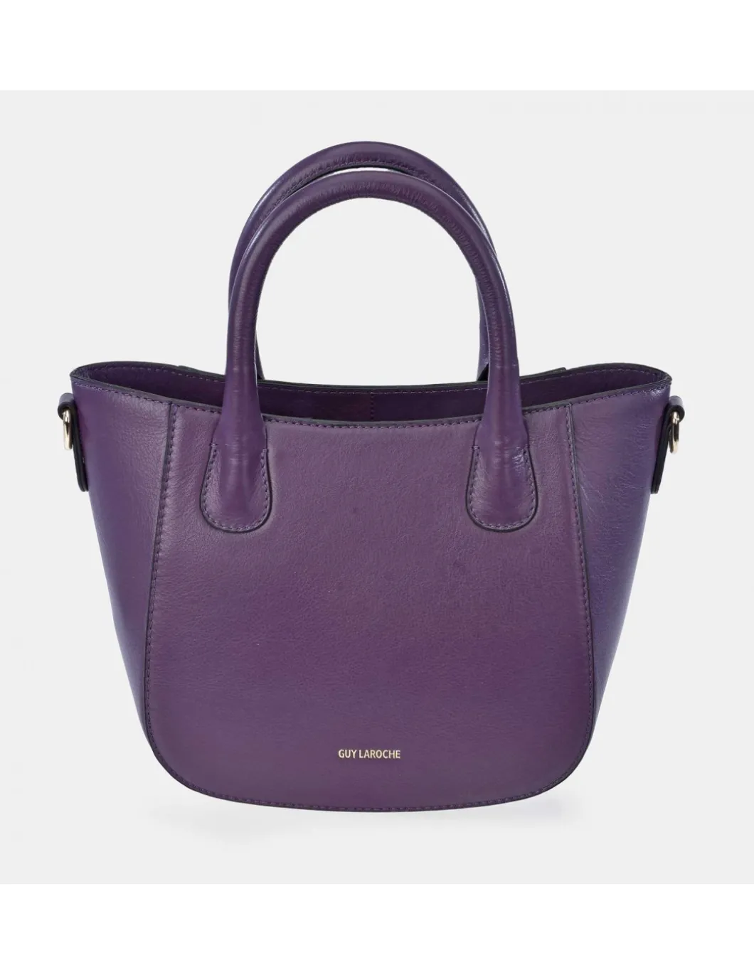 GUY LAROCHE bolso de mano en piel suave con bandolera