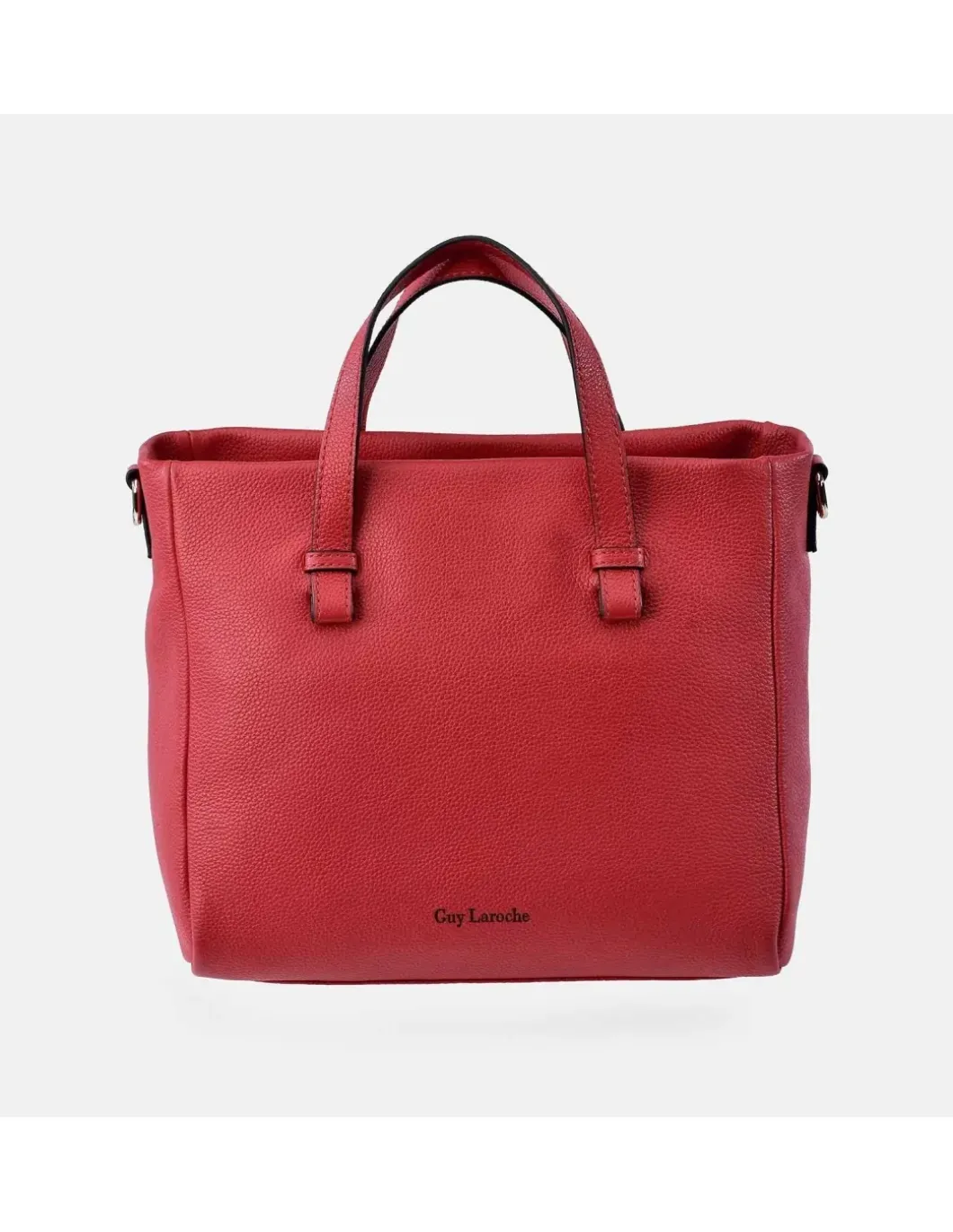 GUY LAROCHE Bolso de mano grande con bandolera en piel para mujer