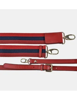 GUY LAROCHE Bolso de mano cuadrado de piel con dos bandoleras para mujer