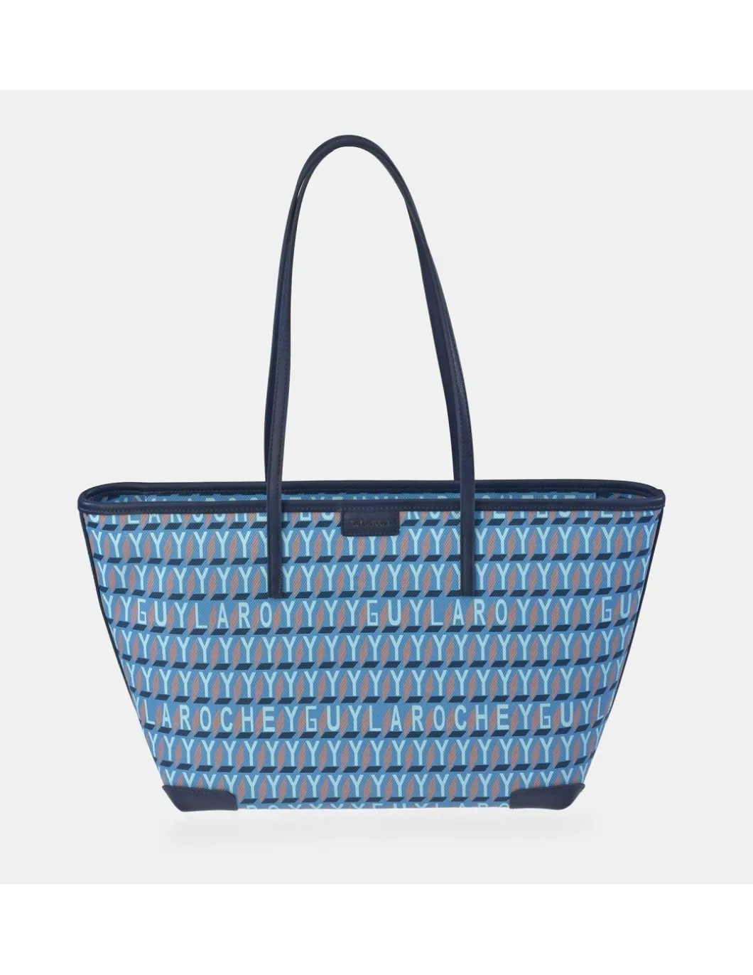GUY LAROCHE bolso grande estilo tote en lona estampada para mujer