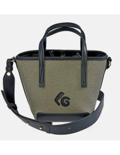 GUY LAROCHE Bolso mini tote con bandolera para mujer en material sintético