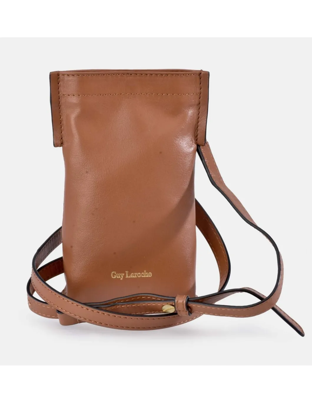 GUY LAROCHE Bolso para móvil en piel con bandolera ajustable para mujer