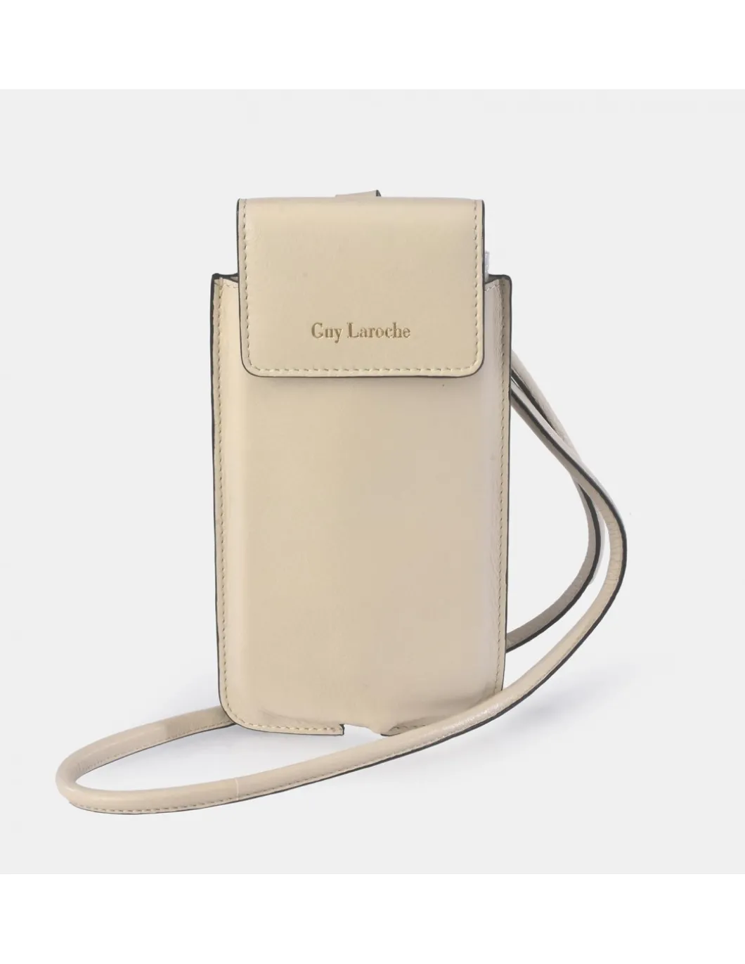 GUY LAROCHE Bolso para móvil en piel con tarjetero y solapa para mujer