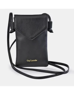 GUY LAROCHE Bolso para móvil en piel con bandolera y solapa para mujer
