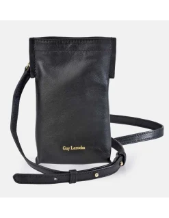 GUY LAROCHE Bolso para móvil en piel con bandolera ajustable para mujer