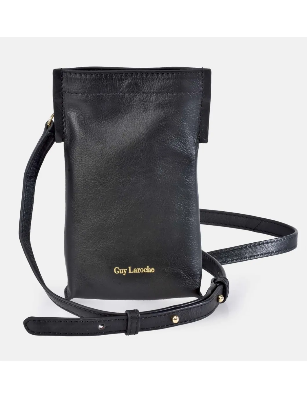 GUY LAROCHE Bolso para móvil en piel con bandolera ajustable para mujer