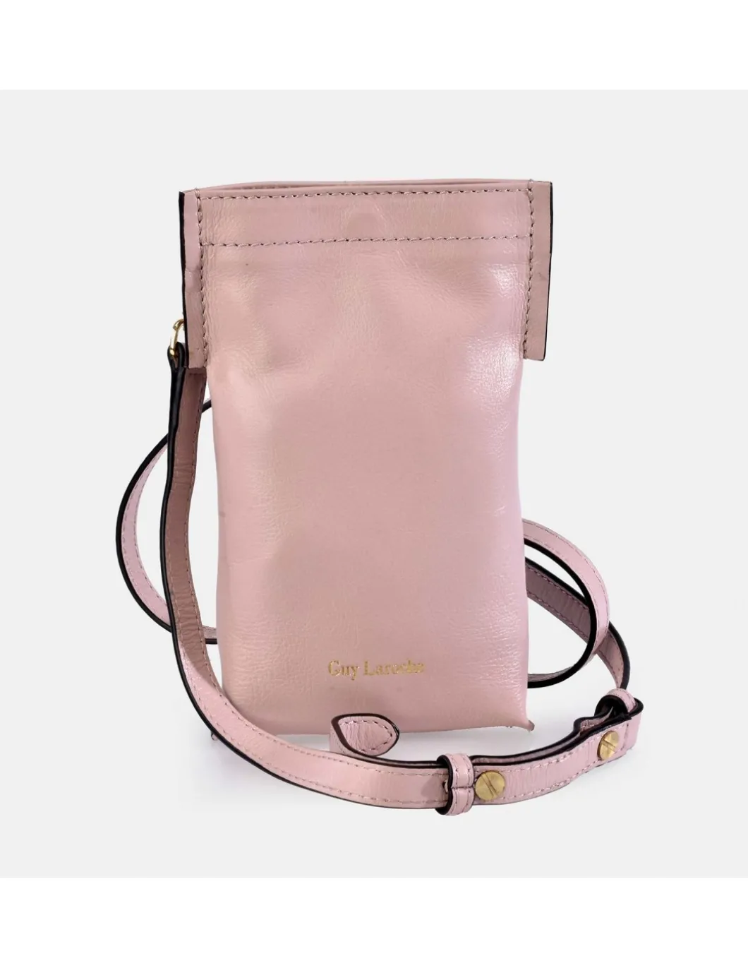 GUY LAROCHE Bolso para móvil en piel con bandolera ajustable para mujer