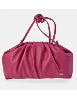 GUY LAROCHE Bolso pouch de piel con bandolera
