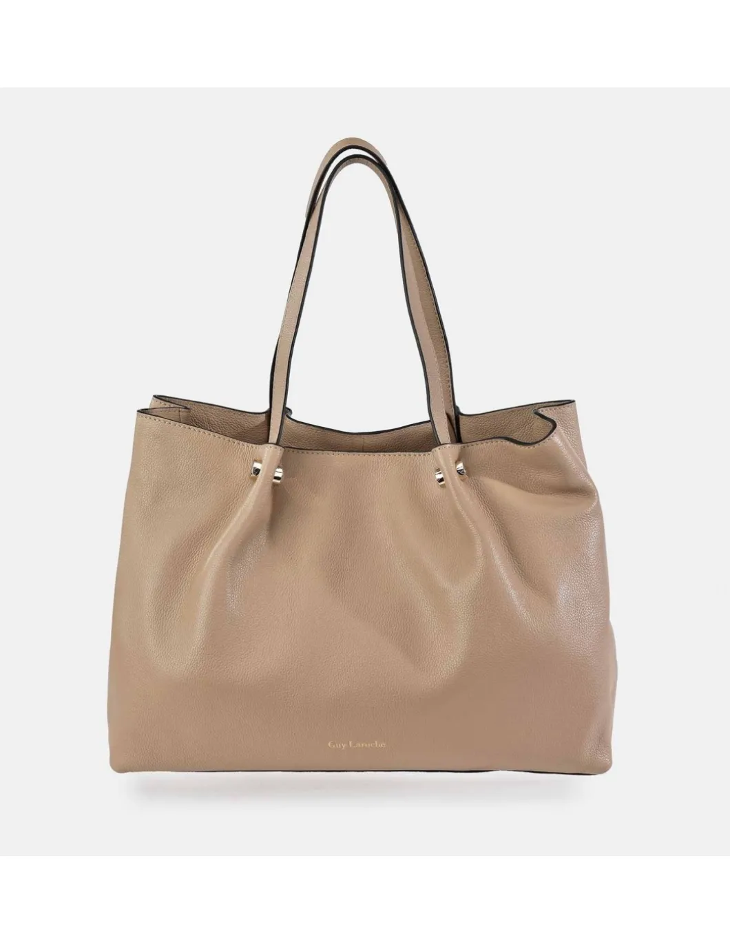GUY LAROCHE Bolso Shopping en piel con bandolera para mujer