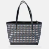 GUY LAROCHE bolso shopping en lona estampada logo