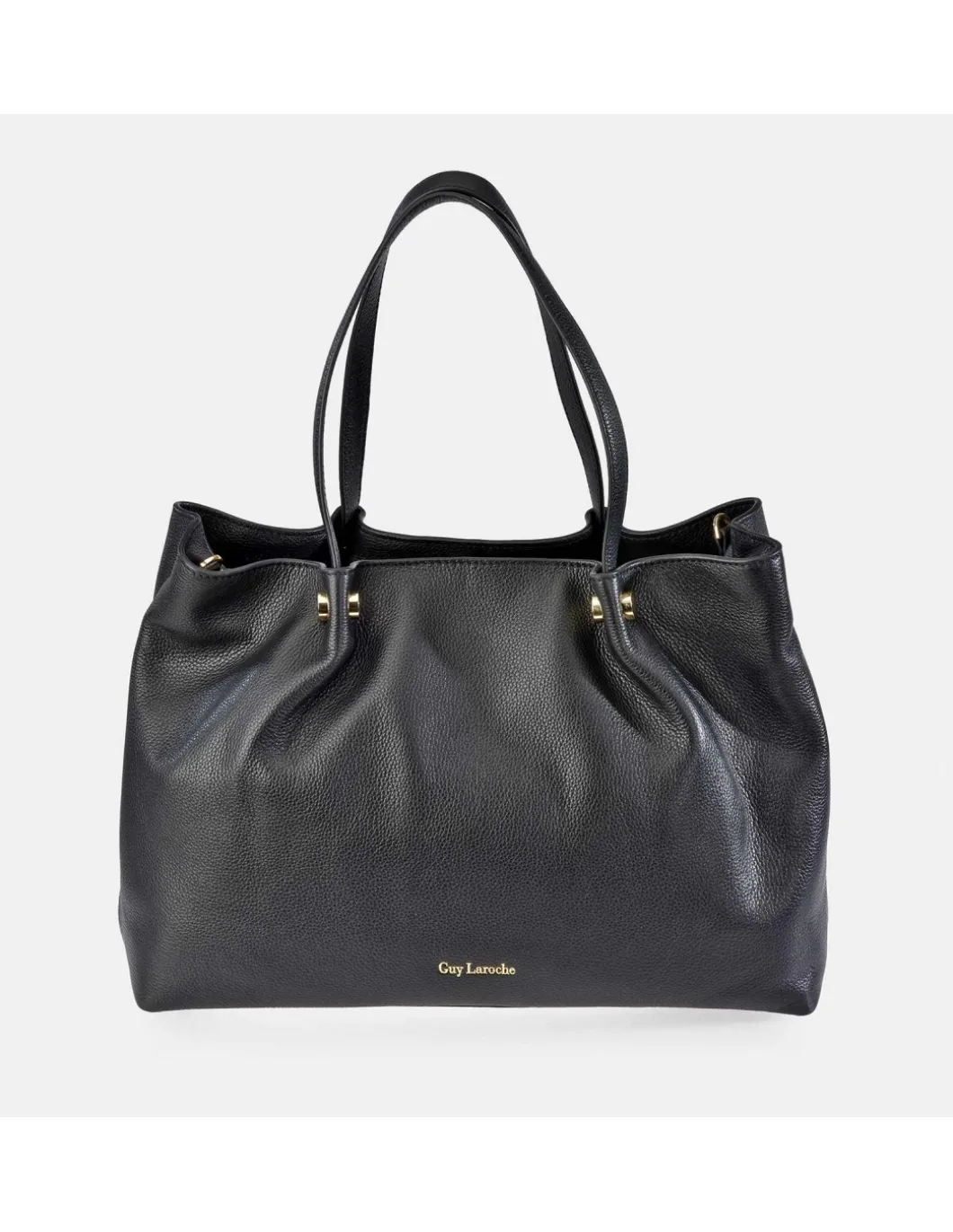 GUY LAROCHE Bolso Shopping en piel con bandolera para mujer