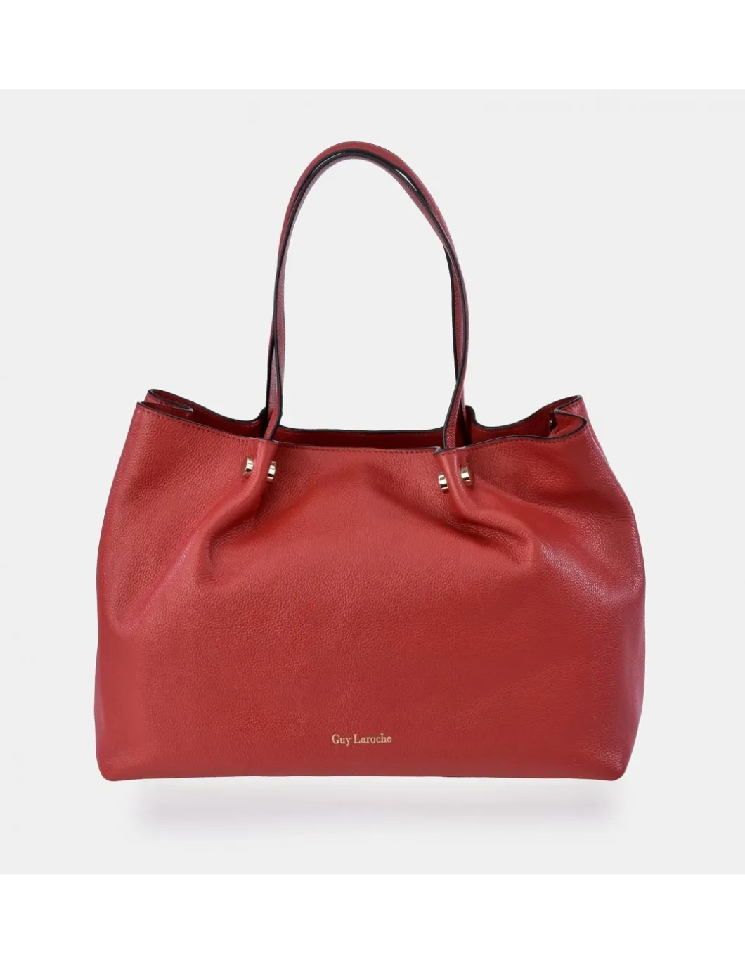 GUY LAROCHE Bolso Shopping en piel con bandolera para mujer