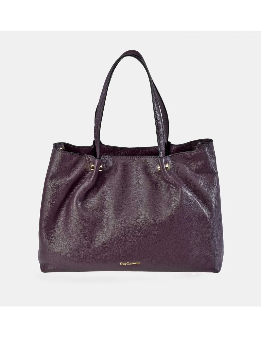 GUY LAROCHE Bolso Shopping en piel con bandolera para mujer