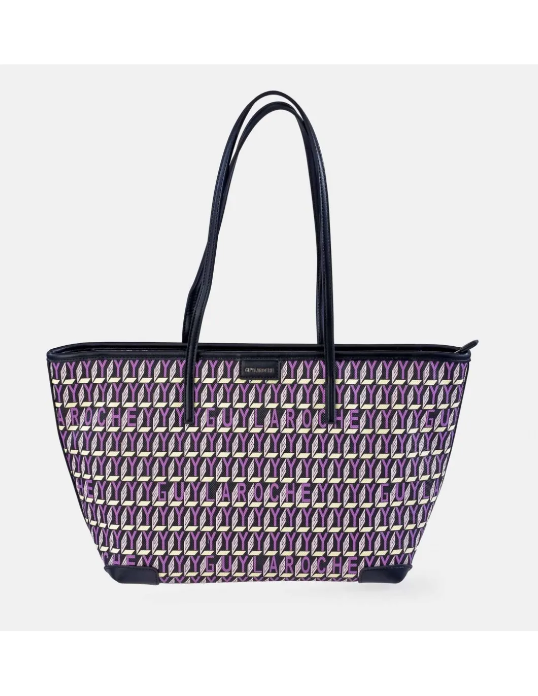 GUY LAROCHE bolso tote en lona estampada para mujer