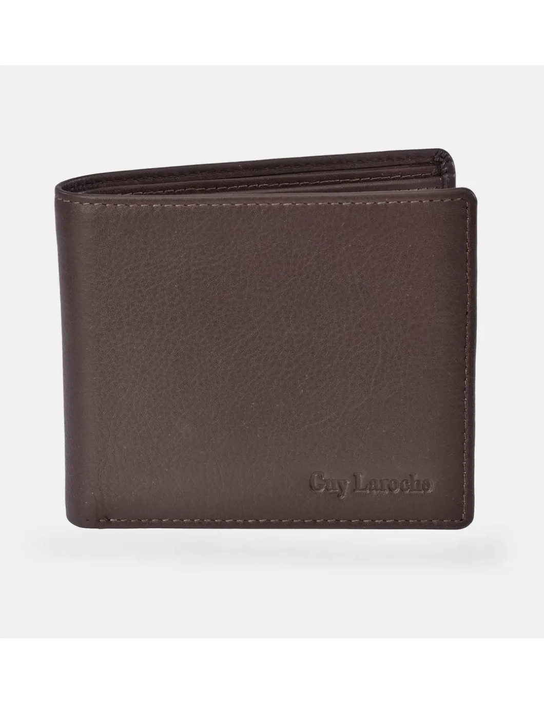 GUY LAROCHE Cartera Americano clásica en piel suave para hombre con monedero