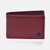 GUY LAROCHE Cartera Americano en piel burdeos para hombre