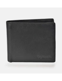 GUY LAROCHE Cartera Americano clásica en piel suave para hombre con monedero