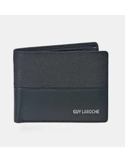 GUY LAROCHE cartera americano en piel para hombre con monedero interior