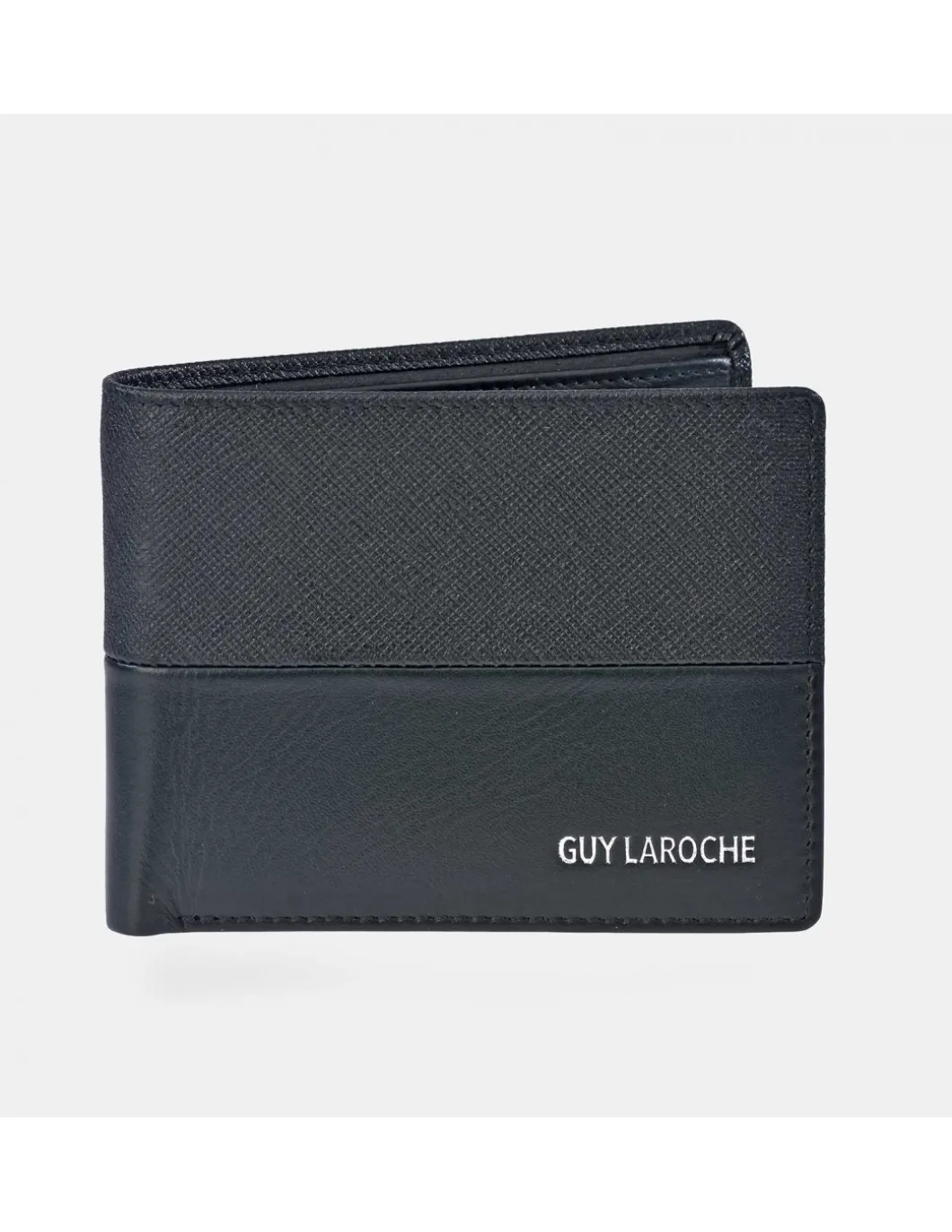 GUY LAROCHE cartera americano en piel para hombre con monedero interior