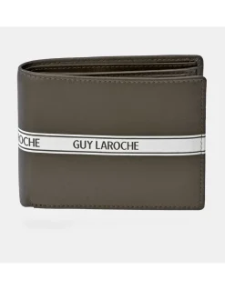 GUY LAROCHE Cartera Americano en piel para hombre con monedero