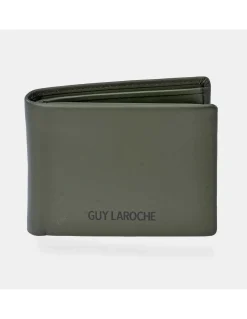 GUY LAROCHE Cartera Americano piel para hombre con monedero