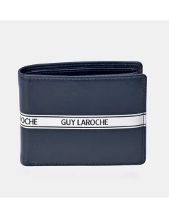 GUY LAROCHE Cartera billetero Americano en piel para hombre con monedero