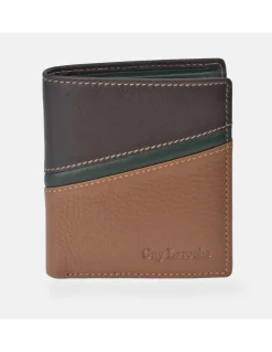 GUY LAROCHE Cartera billetera piel compacta para hombre Colección Napa Grano