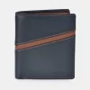 GUY LAROCHE Cartera Billetera de piel para hombre pequeña Colección Napa