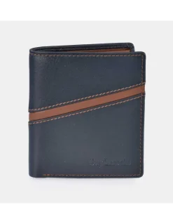 GUY LAROCHE Cartera Billetera de piel para hombre pequeña Colección Napa