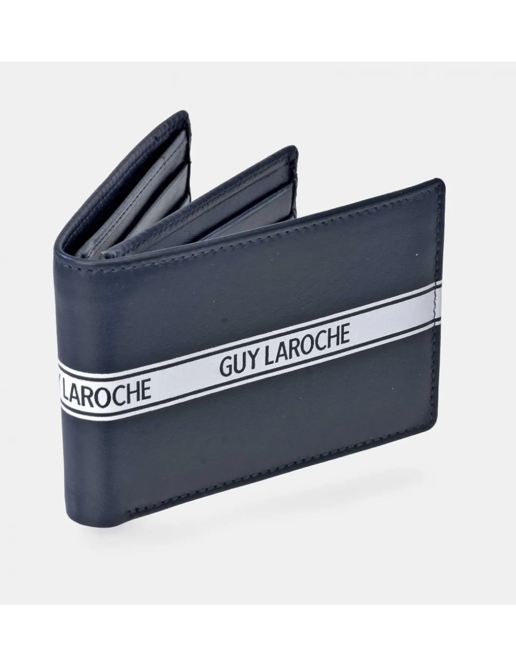 GUY LAROCHE Cartera billetero Americano en piel para hombre