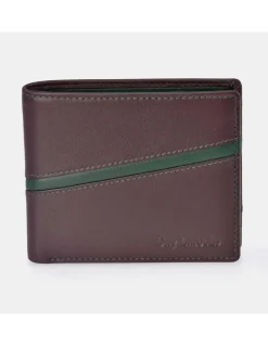 GUY LAROCHE Cartera Billetera de piel para hombre tipo americano Colección Napa