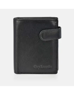 GUY LAROCHE Cartera billetero con monedero piel suave para hombre