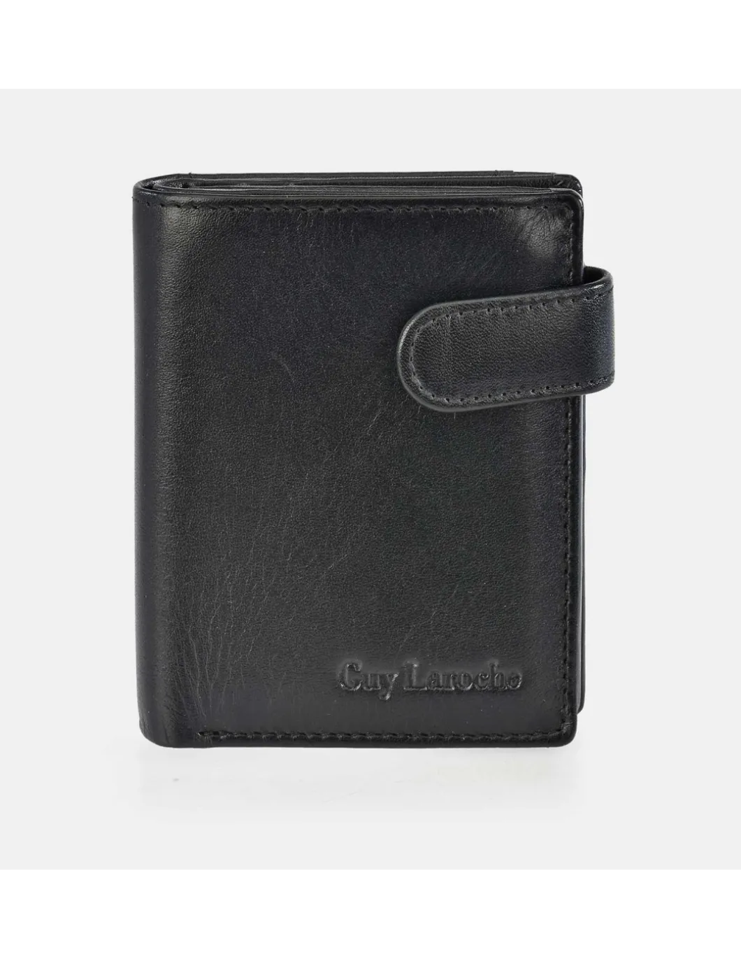 GUY LAROCHE Cartera billetero con monedero piel suave para hombre