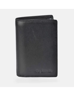 GUY LAROCHE Cartera billetera en piel suave para hombre con monedero