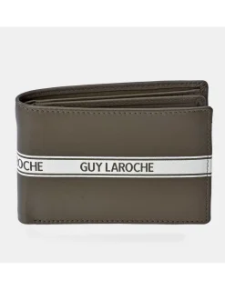 GUY LAROCHE Cartera billetero Americano en piel para hombre
