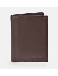 GUY LAROCHE Cartera clásica en piel suave para hombre grande