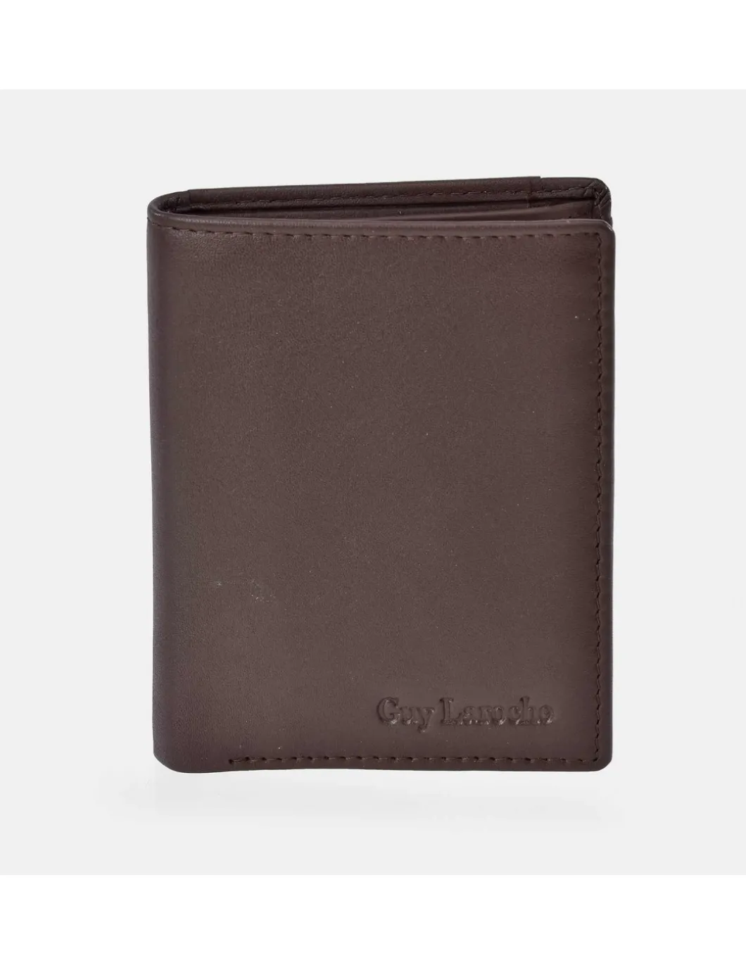 GUY LAROCHE Cartera clásica en piel suave para hombre con monedero