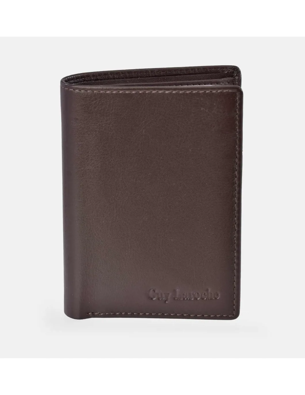 GUY LAROCHE Cartera clásica en suave piel para hombre