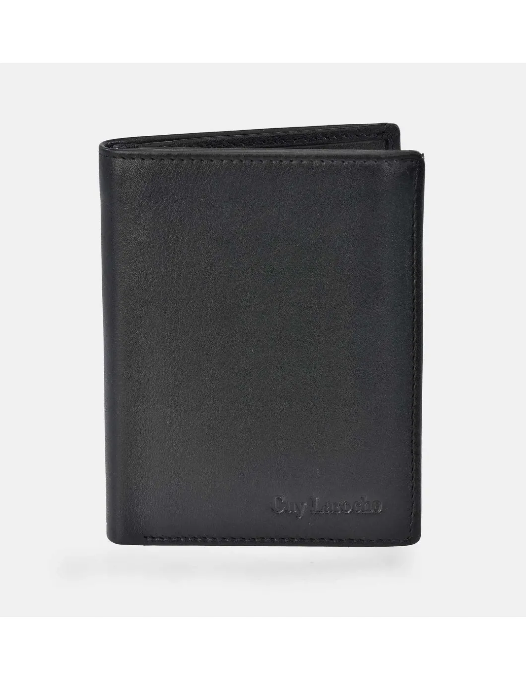 GUY LAROCHE Cartera clásica en piel suave para hombre grande