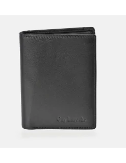 GUY LAROCHE Cartera clásica en piel suave para hombre con monedero