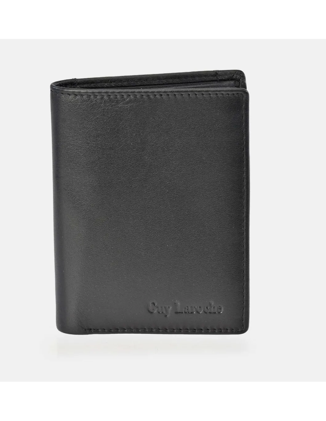 GUY LAROCHE Cartera clásica en piel suave para hombre con monedero