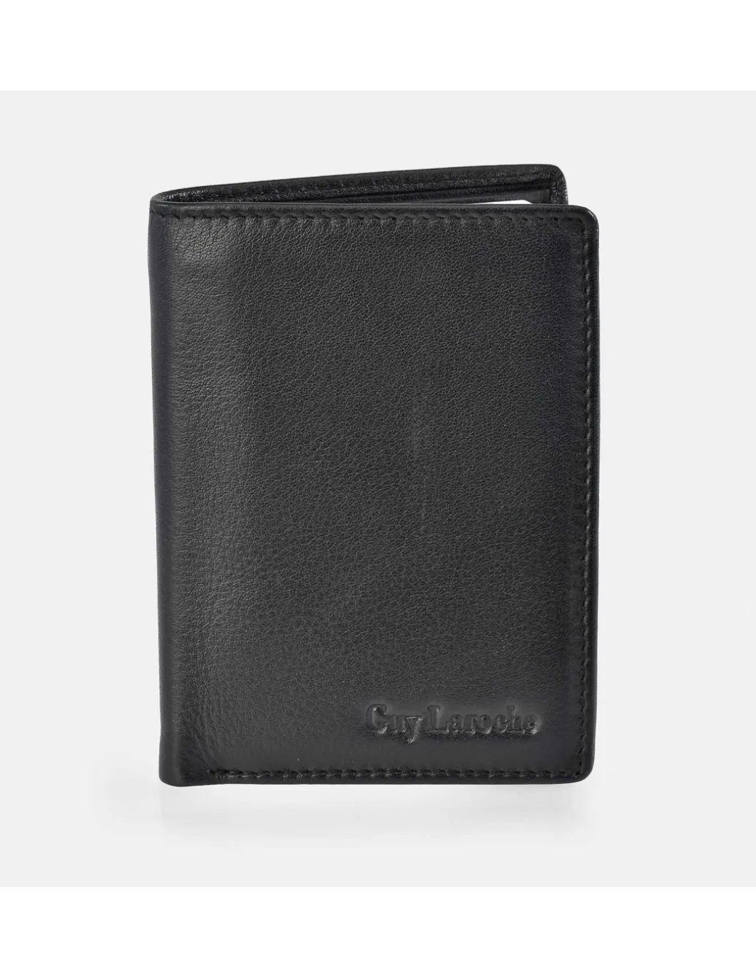 GUY LAROCHE Cartera clásica en suave piel para hombre
