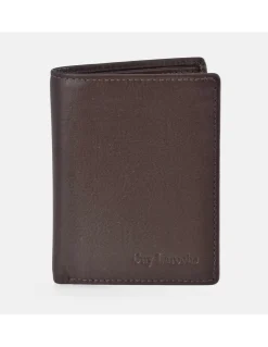 GUY LAROCHE Cartera compacta en piel suave para hombre