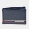 GUY LAROCHE cartera compacta en piel tipo americano para hombre con monedero