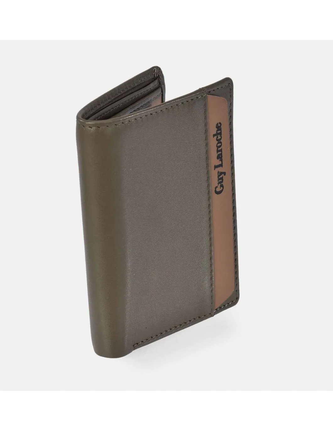 GUY LAROCHE Cartera compacta para hombre en piel colores