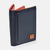 Guy Laroche Cartera de hombre en piel bicolor