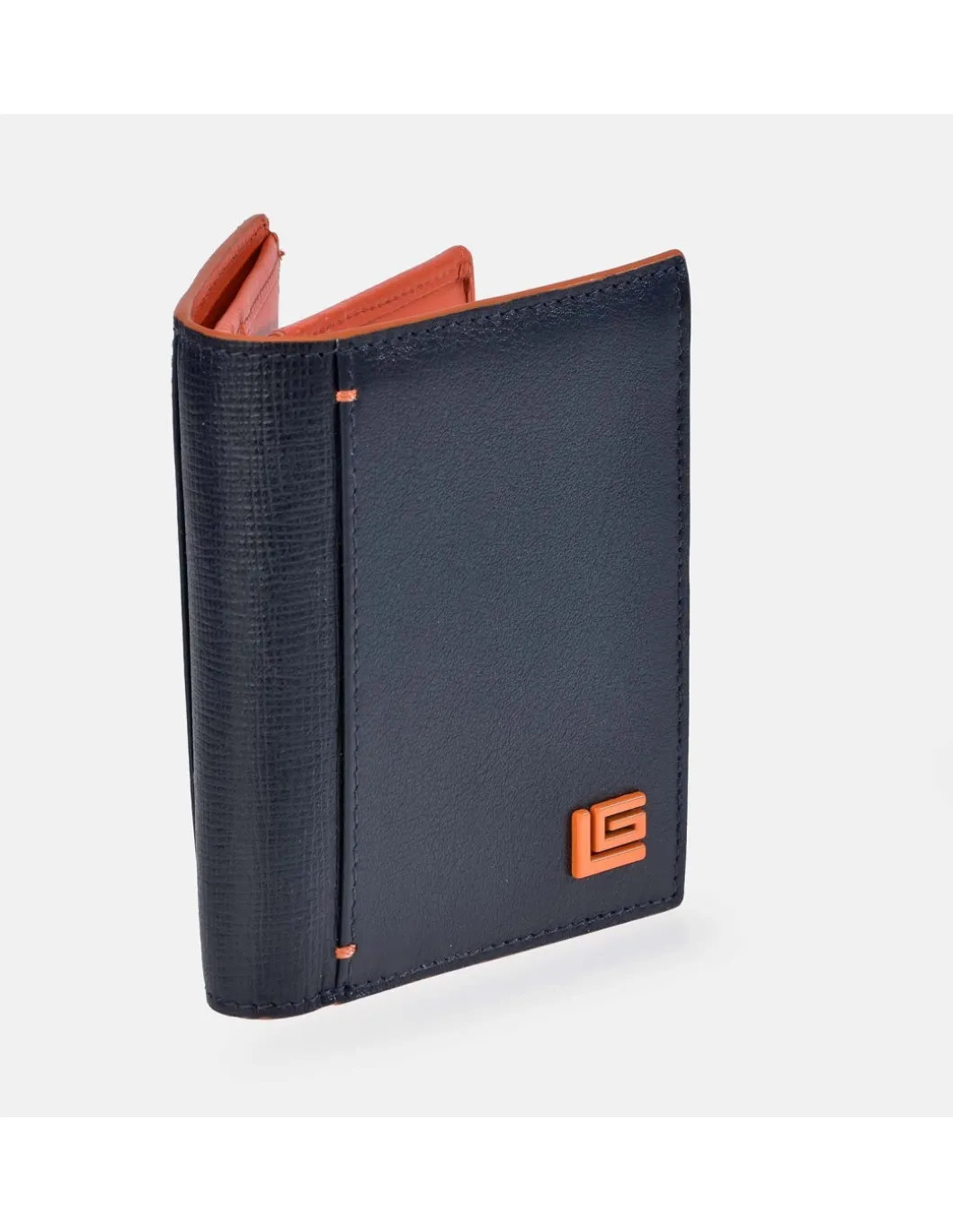 Guy Laroche Cartera de hombre en piel bicolor